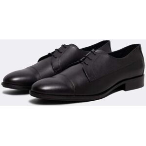 Boss Orange Colby Mens Leather Derby Shoes  - Black 001 - UK8 EU42 US9 - male