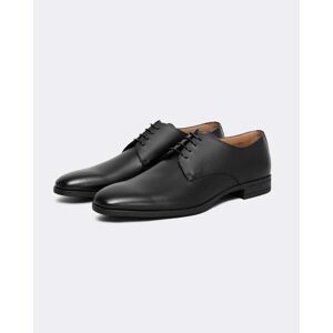 Orange Kensington Mens Embossed Leather Derby Shoes With Rubber O - Black 001 - UK11 EU45 US12 - male