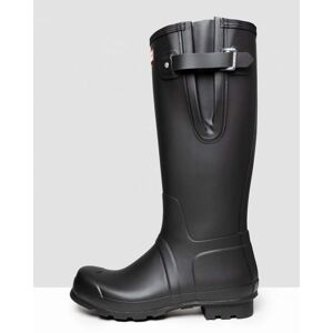 Hunter Original Tall Side Adjustable Mens Wellies  - Black - UK11 EU45/46 US12 - male