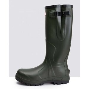 Hunter Unisex Balmoral Classic Side Adjustable Tall Boot  - Dark Olive - UK4 EU37 US6 - male