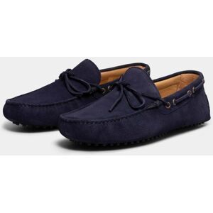 Oliver Sweeney Lastres Suede Mens Driving Shoes  - Navy - UK10 EU44 US11 - male