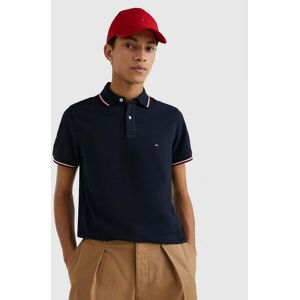 Tommy Hilfiger Slim Mens Tipped Polo  - Desert Sky - XL - male