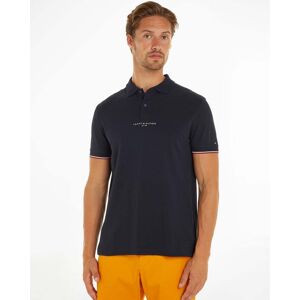 Tommy Hilfiger Tipped Tommy Logo Mens Polo  - Desert Sky - M - male