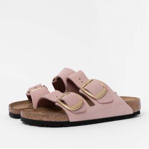 Birkenstock Arizona Big Buckle Womens Nubuck Leather Sandals  - Soft Pink - UK5 EU38 Narrow - female