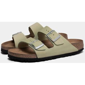 Birkenstock Arizona Nubuck Leather Soft Footbed Womens Sandals  - Matcha - UK4.5 EU37 Narrow - female