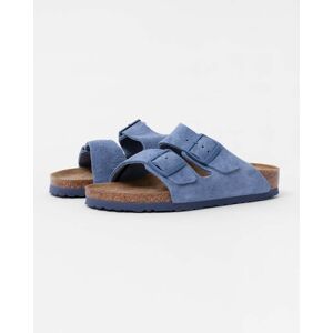 Birkenstock Arizona Womens Suede Sandals  - Elemental Blue - UK5 EU38 Narrow - female