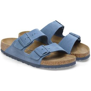 Birkenstock Arizona Womens Suede Sandals  - Elemental Blue - UK7.5 EU41 Narrow - female