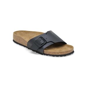 Birkenstock Catalina Birko-Flor Nubuck Womens Sandals  - Black - UK5.5 EU39 Regular - female