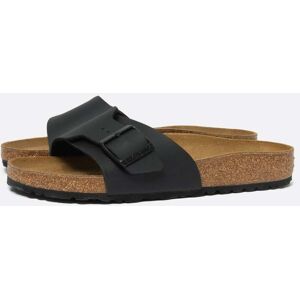 Birkenstock Catalina Birko-Flor Nubuck Womens Sandals  - Black - UK7 EU40 Regular - female