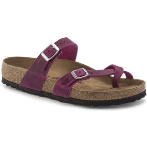 Birkenstock Mayari Oiled Nubuck Womens Sandals  - Festival Fuchsia - UK7.5 EU41 Regular - female