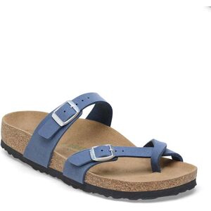 Birkenstock Mayari Soft Vegan Synthetic Womens Sandals  - Elemental Blue - UK5 EU38 Regular - female