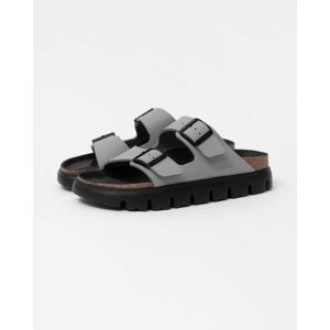 Birkenstock Papillio Arizona Chunky Womens Birko-Flor Sandals  - Stone Coin - UK7.5 EU41 Narrow - female