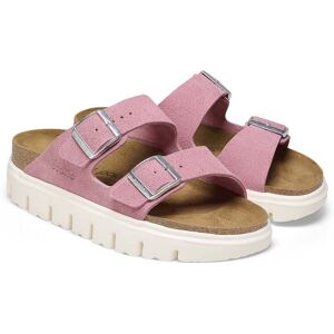 Birkenstock Papillio Arizona Chunky Womens Suede Sandals  - Candy Pink - UK7 EU40 Narrow - female