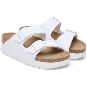 Birkenstock Papillio Arizona PAP Flex Platform Womens Birko-Flor Sanda - White - UK5.5 EU39 Narrow - female