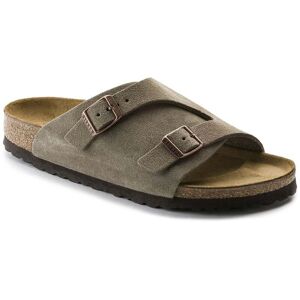 Birkenstock Zurich Womens Suede Sandals  - Taupe - UK7 EU40 Regular - female