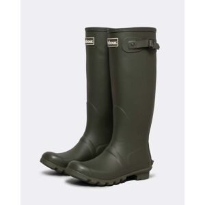 Barbour Bede Womens Wellington Boots  - Olive - UK4 EU37 US6 - female