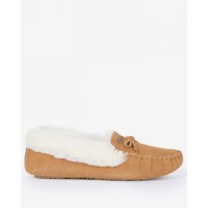 Barbour Maggie Womens Moccasin Slippers  - Camel - UK8 EU42 US10 - female