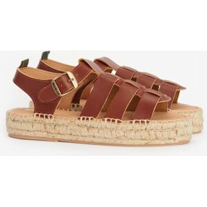 Barbour Paloma Womens Platform Espadrille  - Tan - UK7 EU41 US9 - female