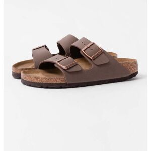 Birkenstock Arizona Birko-Flor Nubuck Womens Sandals  - Mocha - UK7.5 EU41 Narrow - female