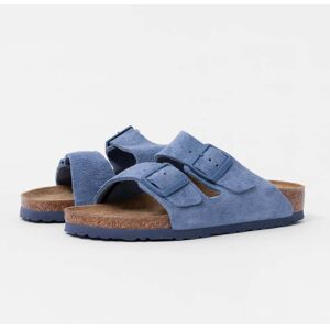 Birkenstock Arizona Womens Suede Sandals  - Elemental Blue - UK5 EU38 Narrow - female