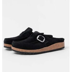 Birkenstock Buckley Suede Leather Womens Moccasin clogs  - Black - UK5 EU38 US7/7.5 Narrow - female