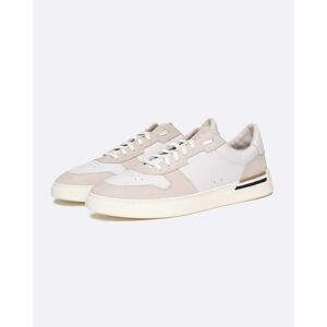 Boss Orange Clint Mens Cupsole Lace-Up Trainers in Leather and Suede C - Open White 120 - UK9 EU43 US10 - female
