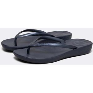 Fitflop Iqushion Womens Ergonomic Flip-Flops  - Midnight Navy 399 - UK7 EU41 US9 - female