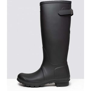 Hunter Original Tall Back Adjustable Womens Wellies  - Black - UK6 EU39 US8 - female