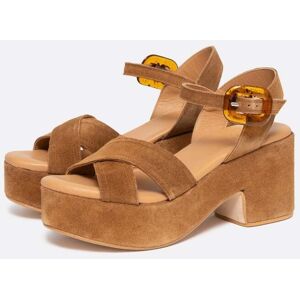 Penelope Chilvers Bella Suede Womens Sandal  - 226 Peat - UK6 EU39 US8 - female