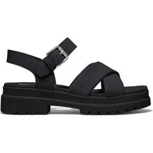 Timberland London Vibe Womens Cross Strap Sandals  - Jet Black - UK8 EU41.5 US10 - female