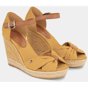 Tommy Hilfiger Basic Open Toe Womens High Wedge Espadrilles  - Classic Khaki - UK5 EU38 US7.5 - female