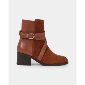Tommy Hilfiger Elevated Essential Thermo Womens Midheel Boots  - Natural Cognac - UK4 EU37 US6.5 - female