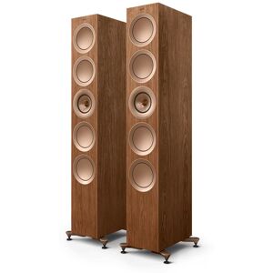 KEF R11 Meta Floorstanding Speakers Walnut