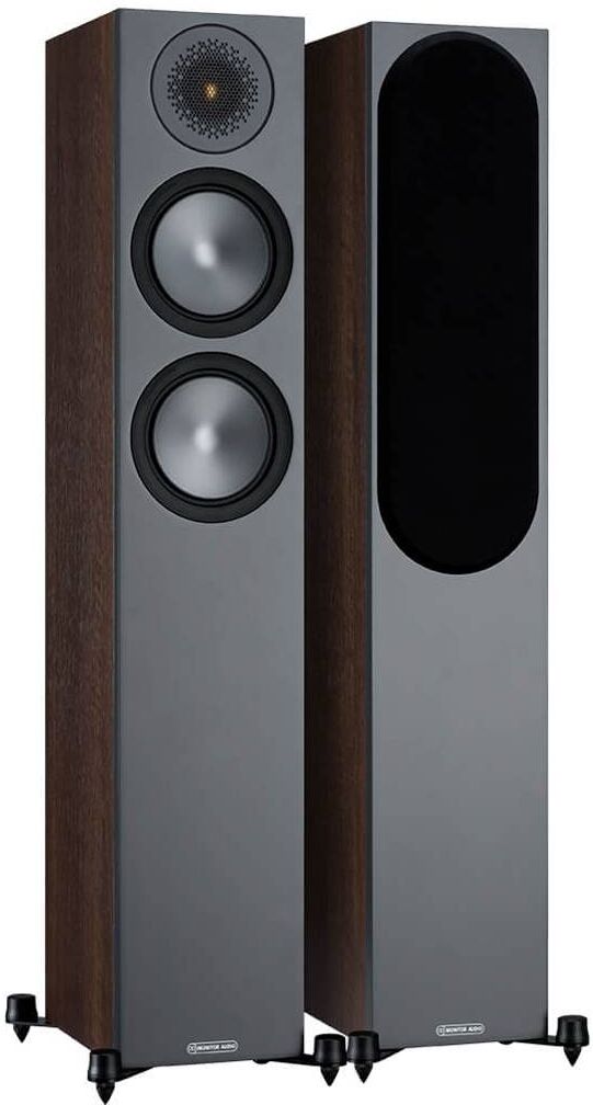 Monitor Audio Bronze 200 6G Floor Standing Speakers Walnut