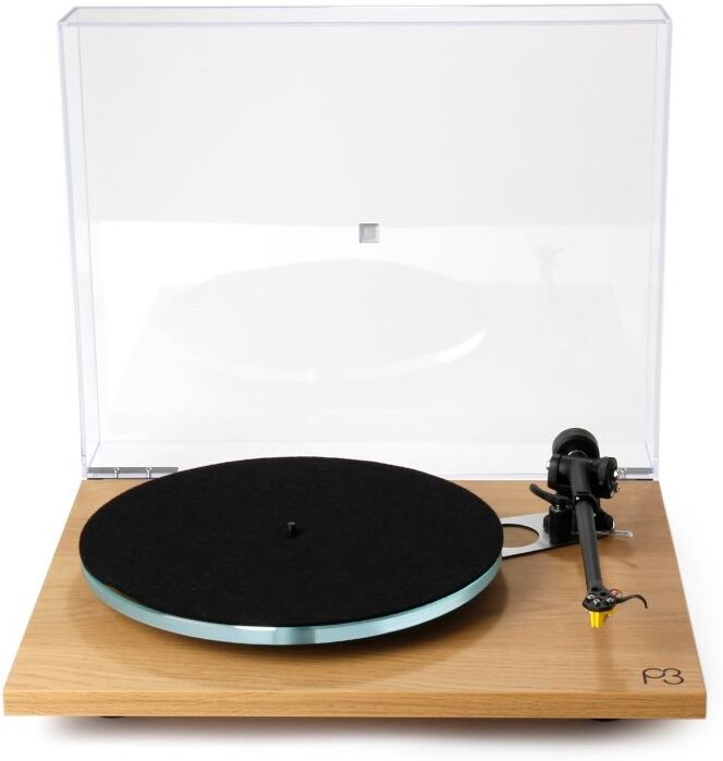 Rega Planar 3 Turntable inc Elys 2 Cartridge Light Oak