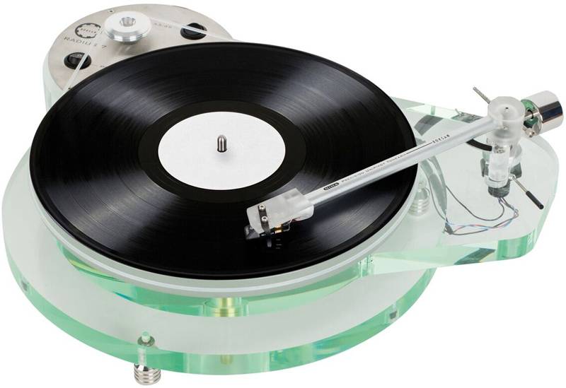 Roksan Radius 7 Turntable Inc NIMA Tone Arm Clear Acrylic