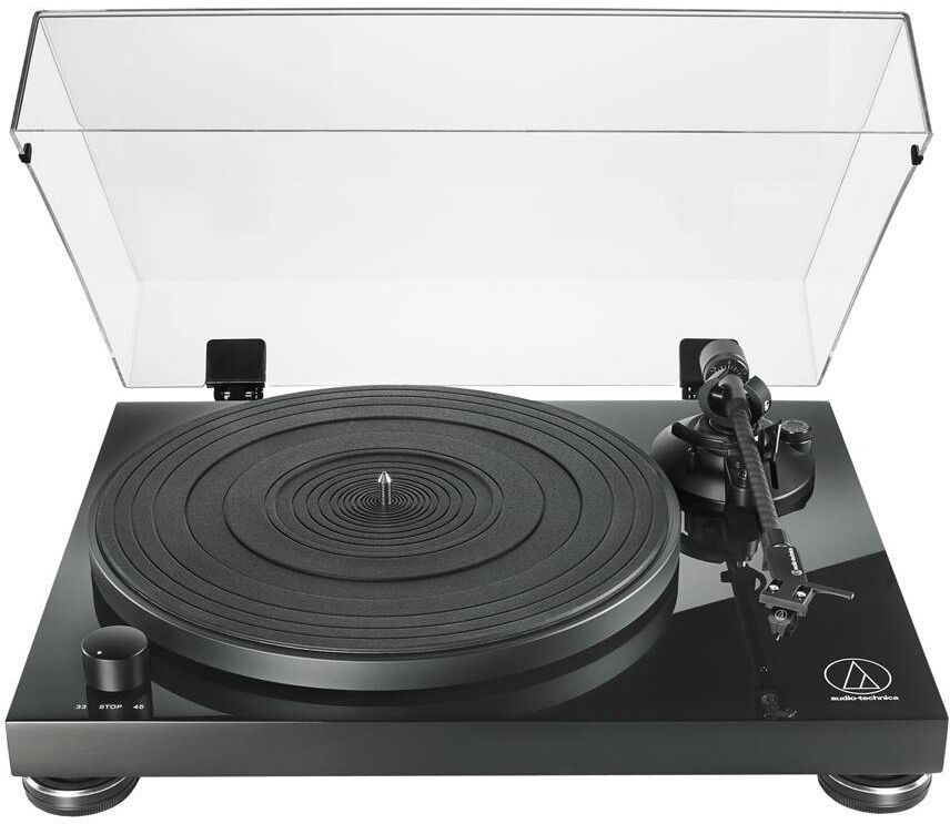 Audio Technica AT-LPW50PB Belt-Drive Turntable Piano Black