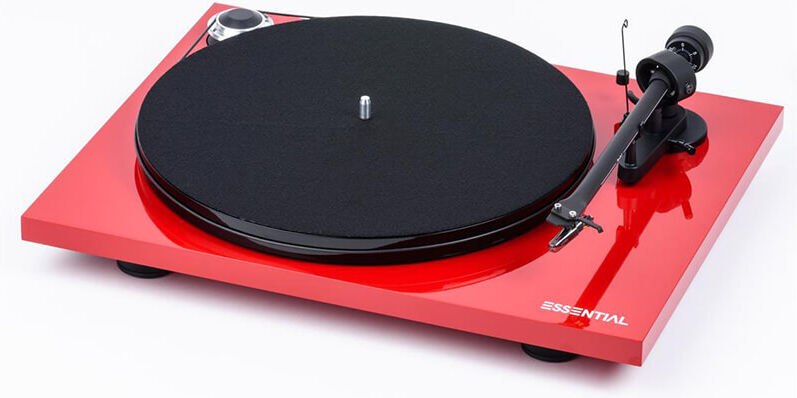 Pro-Ject Essential III Phono Turntable Red (Ex Display)