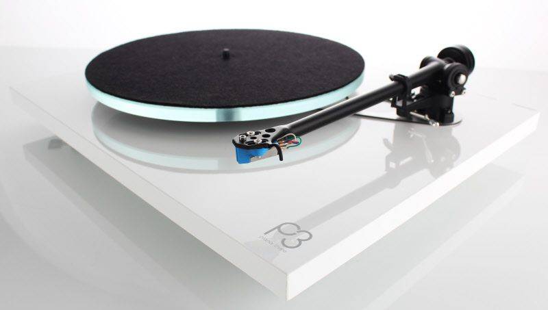 Rega Planar 3 Turntable inc Exact Cartridge Gloss White