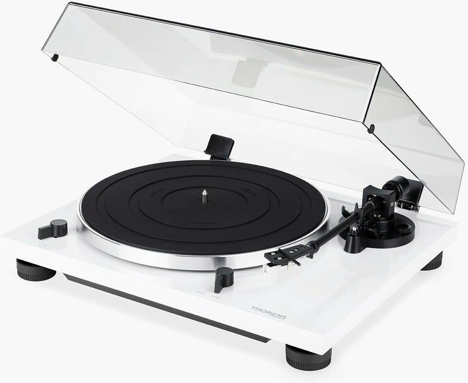 Thorens TD 201 Turntable High Gloss White (Open Box)