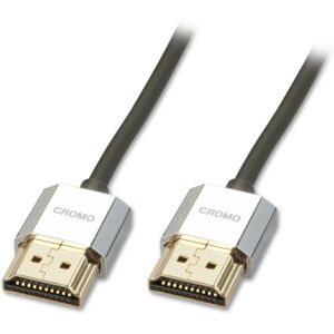 Lindy 1m CROMO Slim High Speed HDMI Cable with Ethernet