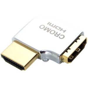 Lindy CROMO HDMI Male to HDMI Female 90 Degree Right Angle Adapter - Left