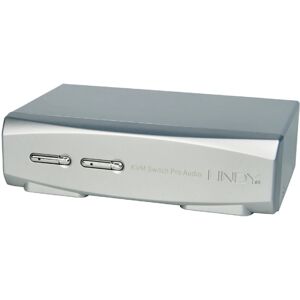 Lindy DisplayPort KVM Switch Pro with USB 2.0 & Audio, 2 Port