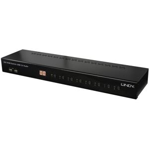 Lindy 8 Port KVM Switch PRO USB 2.0 Audio DVI-I Single-Link