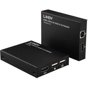 Lindy HDMI, KVM & IR over IP Extender Lindy HDMI, KVM & IR over IP Extender