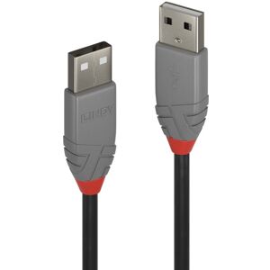 Lindy 0.2m USB 2.0 Type A to A Cable, Anthra Line