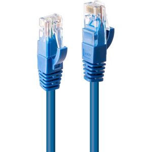 Lindy 0.3m CAT6 U/UTP Snagless Gigabit Network Cable, Blue