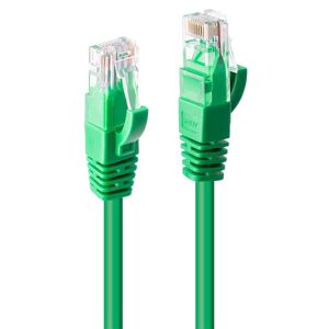 Lindy 0.5m CAT6 U/UTP Snagless Gigabit Network Cable, Green