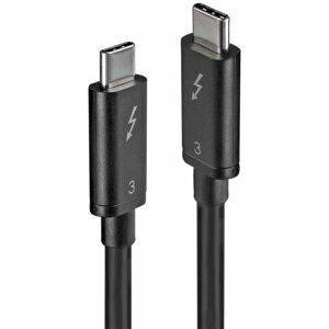 Lindy 0.5m Thunderbolt 3 Cable (USB type C Male / Male)