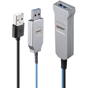 Lindy 100m Fibre Optic USB 3.0 Cable